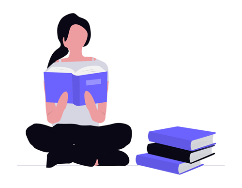 暗記をしている人